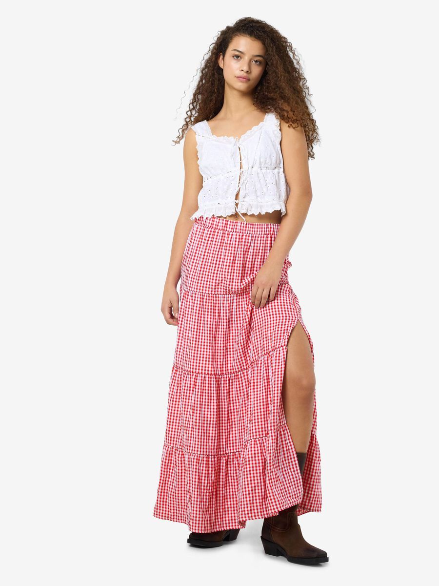 Noisy May TIERED MAXI SKIRT, Tomato, highres - 27034788_Tomato_1196657_007.jpg