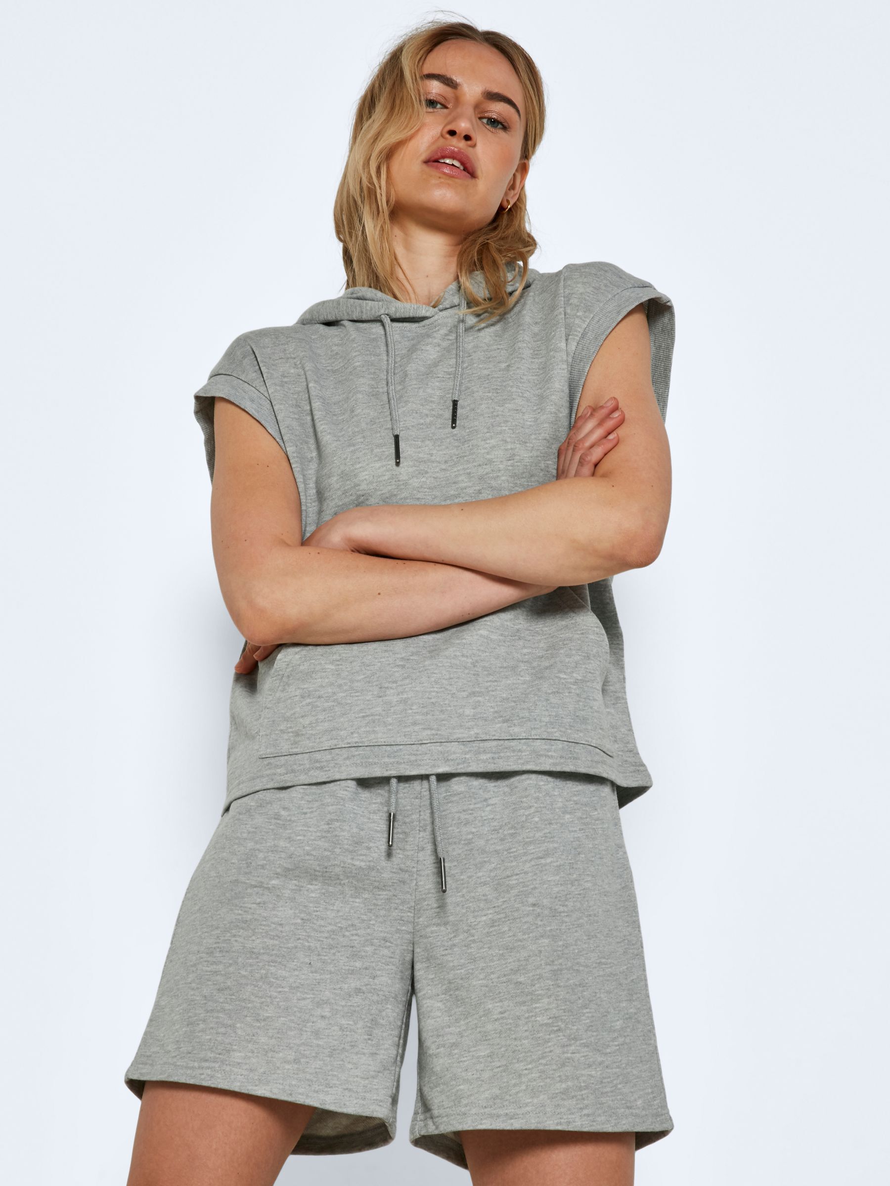 Light sleeveless hoodie discount