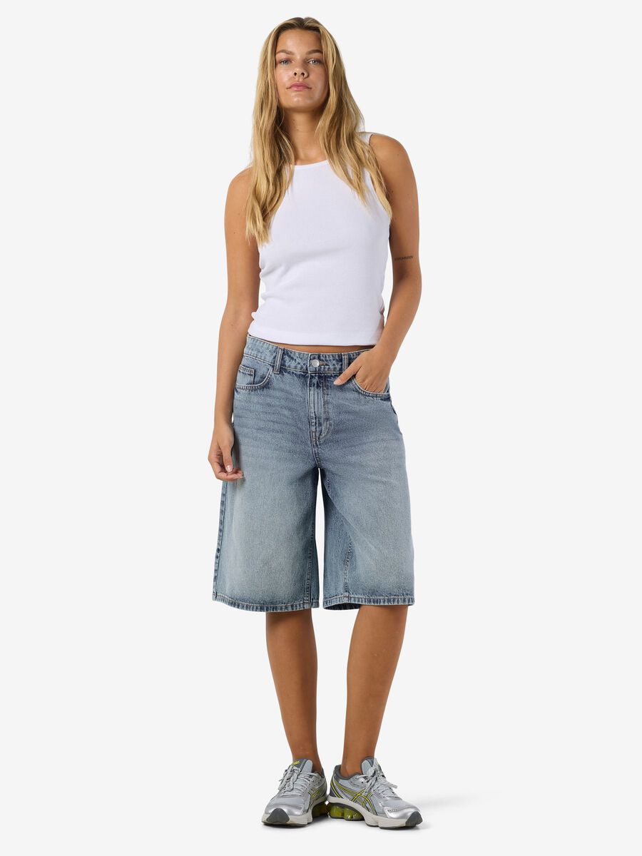 Carousel image 3 NMMINDIE  DENIM SHORTS, Light Blue Denim