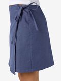 Product image thumbnail - NMNICKI MINI WRAP SKIRT, Medium Blue Denim | 5
