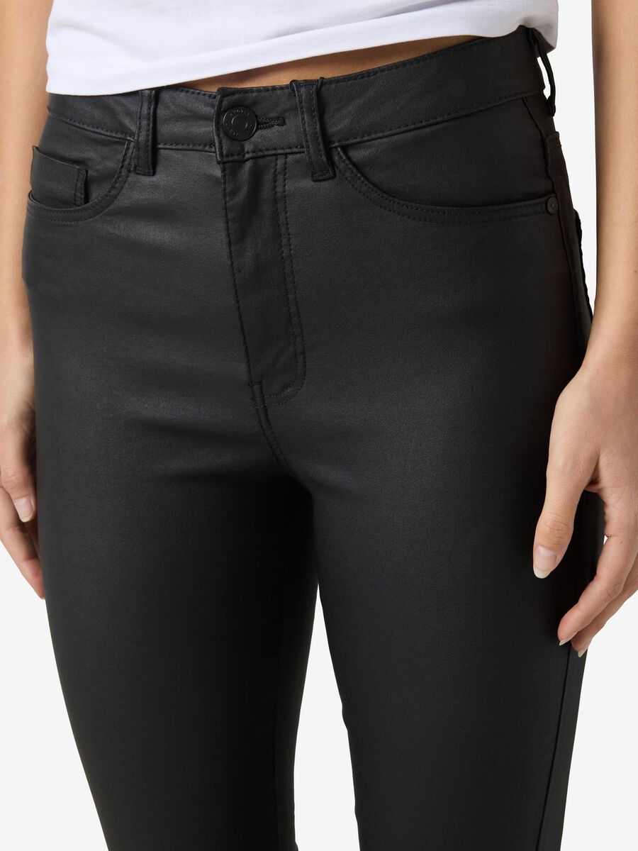 Carousel image - NMSALLIE COATED TROUSERS, Black | 5