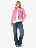 Product image thumbnail - SHORT DENIM JACKET, Begonia Pink | 4