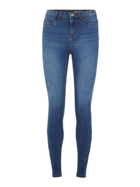 Noisy May NMCALLIE WYSOKA TALIA JEANSY SKINNY FIT, Medium Blue Denim, highres - 27007979_MediumBlueDenim_001.jpg