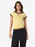 Product image thumbnail - NMTWIN  CROP TOP, French Vanilla | 1