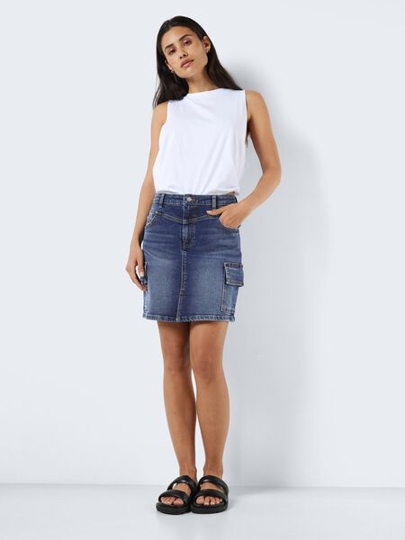 Noisy May CARGO DENIMSKJØRT, Medium Blue Denim, highres - 27026312_MediumBlueDenim_007.jpg