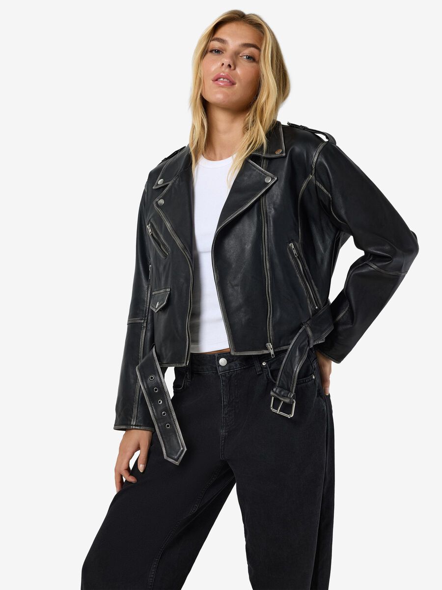 Noisy May CUIR VESTE MOTARD, Black, highres - 27028046_Black_007.jpg