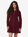 Product image thumbnail - CORDUROY MINI DRESS, Windsor Wine | 1