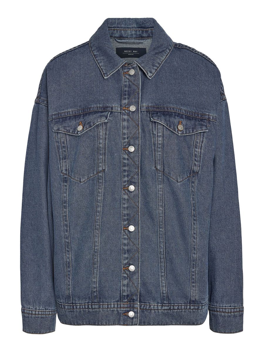 Product tile image - NMWESTERN DENIM JACKET, Dark Blue Denim | 27037889_DarkBlueDenim