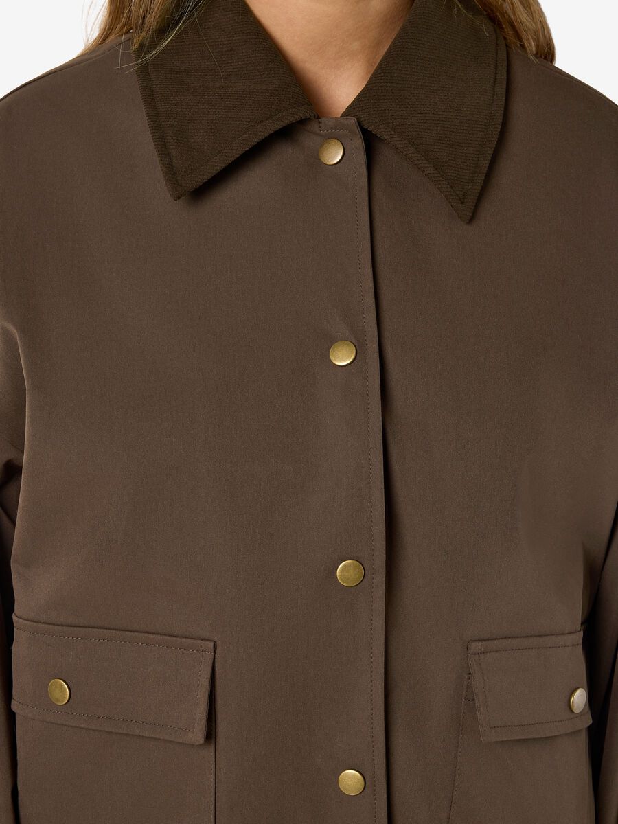 Carousel image 5 SHORT JACKET, Chocolate Brown