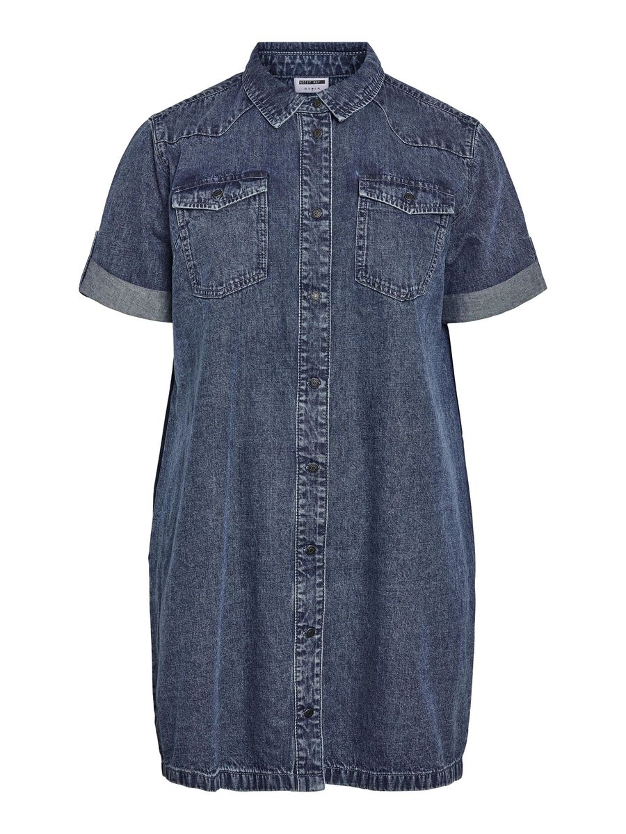 Noisy May VESTIDO MINI, Medium Blue Denim, highres - 27034197_MediumBlueDenim_001.jpg