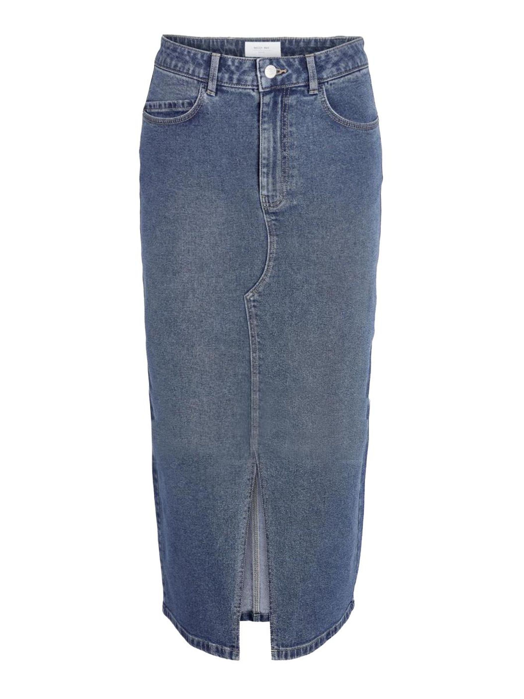 LONG DENIM SKIRT Blue NOISY MAY