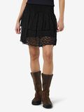 Product image thumbnail - NMISABEL LACE MINI SKIRT, Black | 1