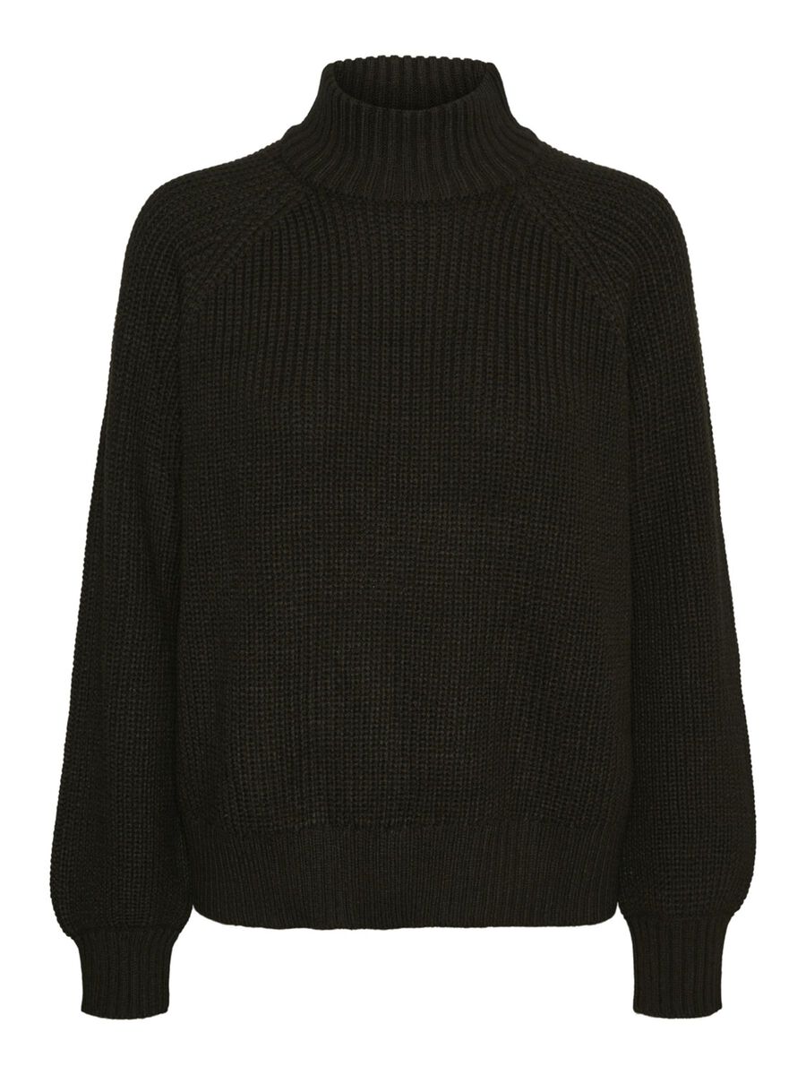 Noisy May HIGH NECK KNITTED PULLOVER, Rosin, highres - 27017053_Rosin_001.jpg