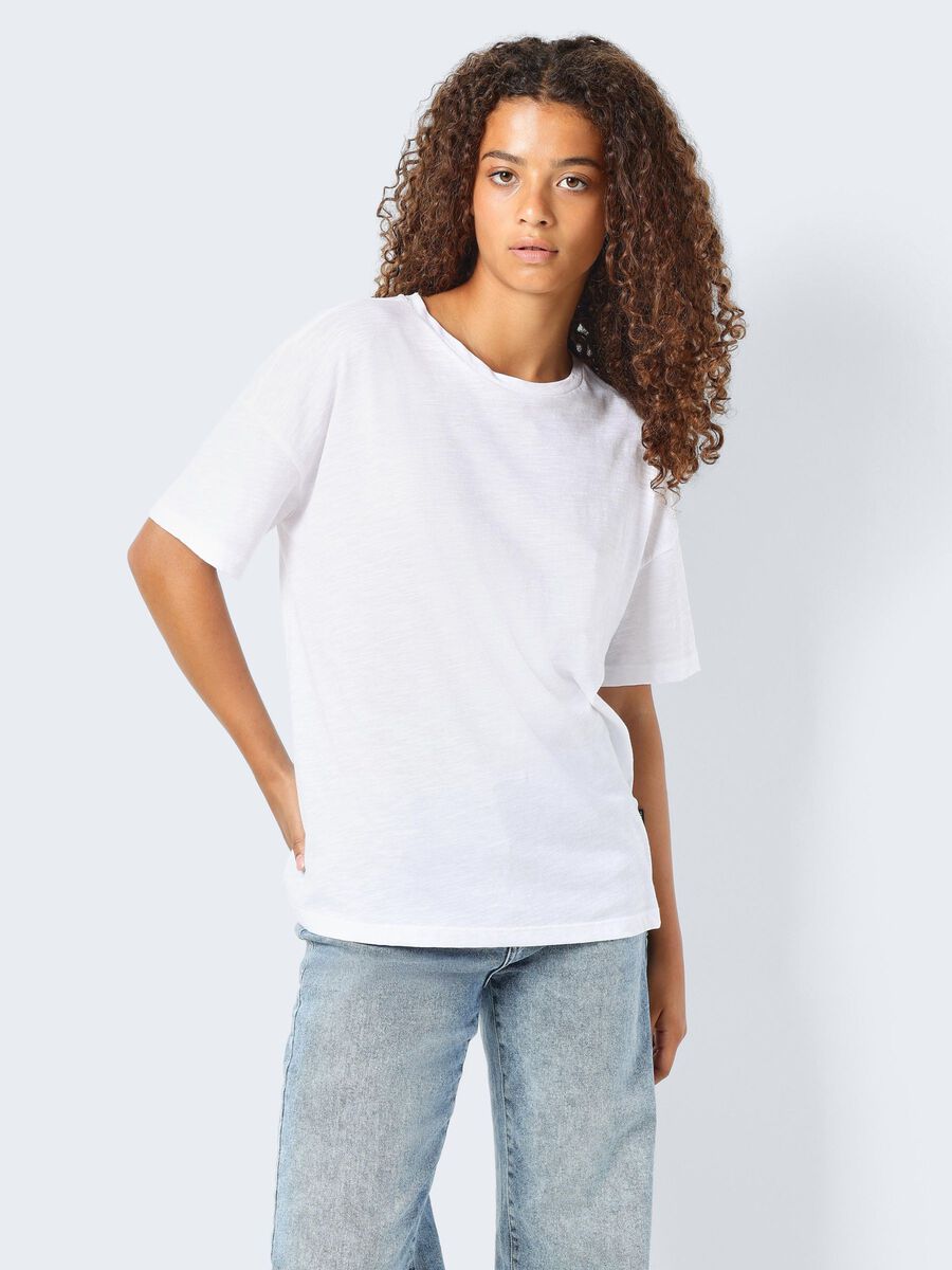 Noisy May OVERSIZE FIT T-SHIRT, Bright White, highres - 27021341_BrightWhite_007.jpg