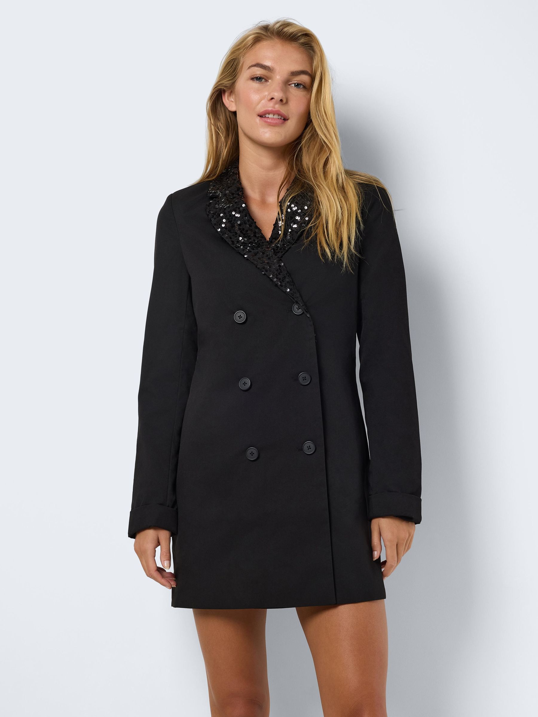 PAILLETTE ROBE BLAZER Noir NOISY MAY