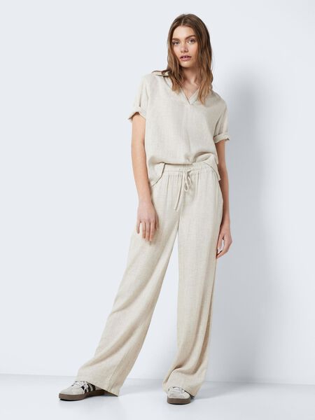 Noisy May LOOSE FIT TROUSERS, Natural, highres - 27026323_Natural_007.jpg