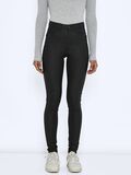 Noisy May NMCALLIE HIGH WAIST COATED TROUSERS, Black, highres - 27012746_Black_003.jpg