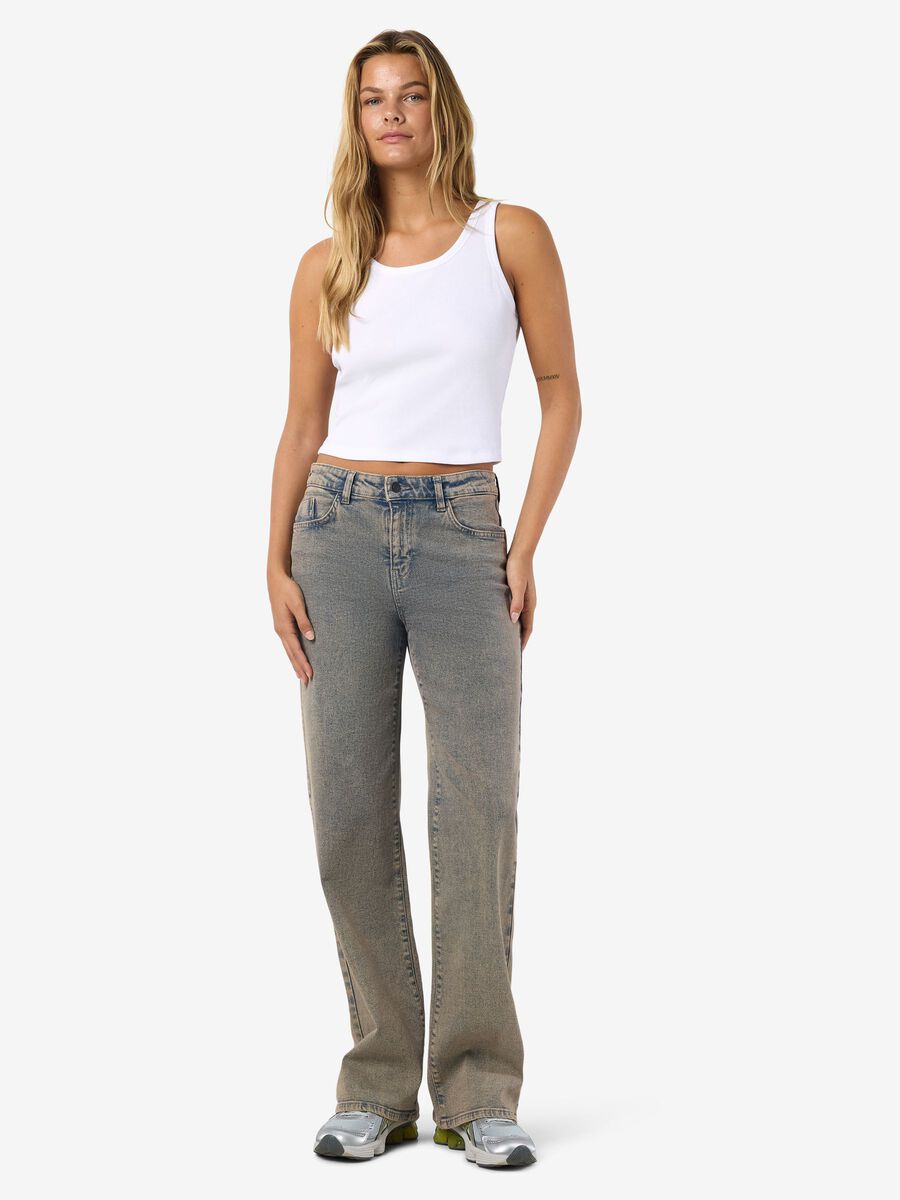 Carousel image - NMYOLANDA JEANSY O REGULARNYM FASONIE, Light Blue Denim | 6