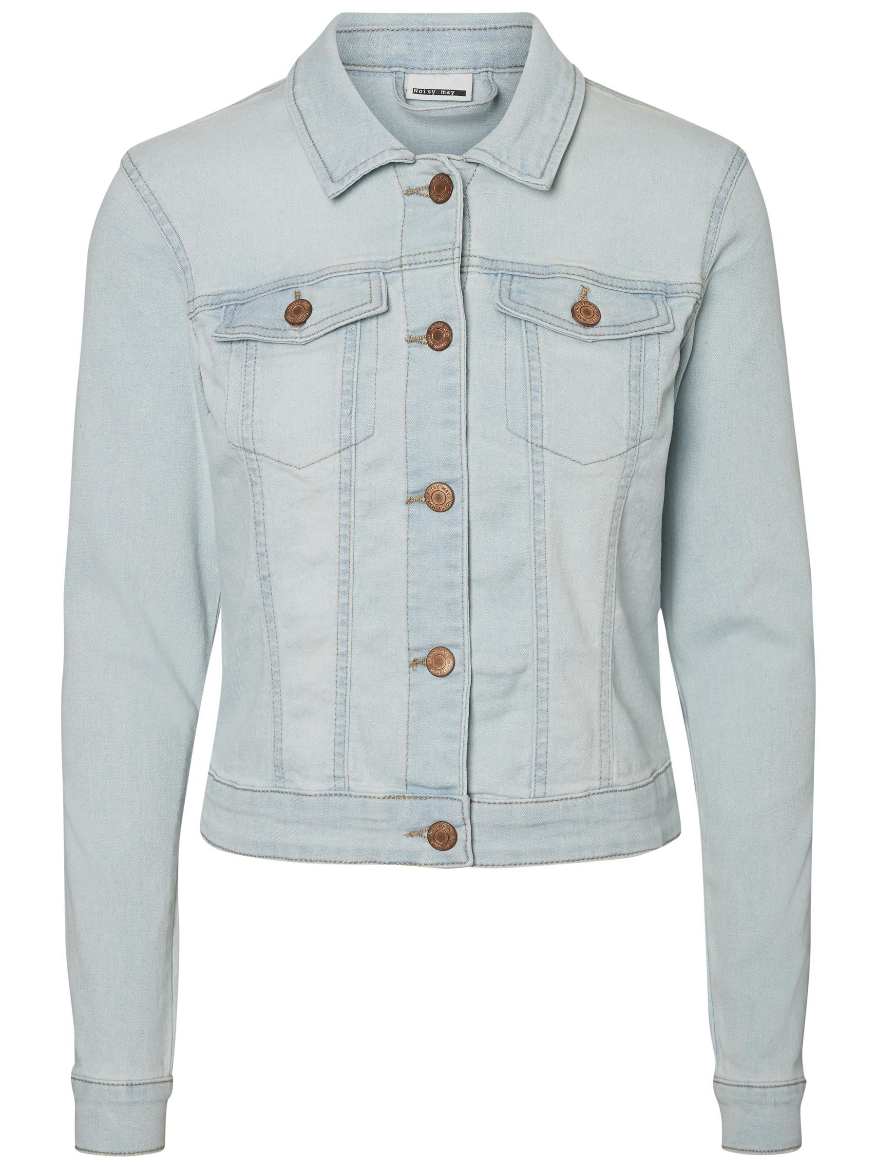Short light denim jacket discount