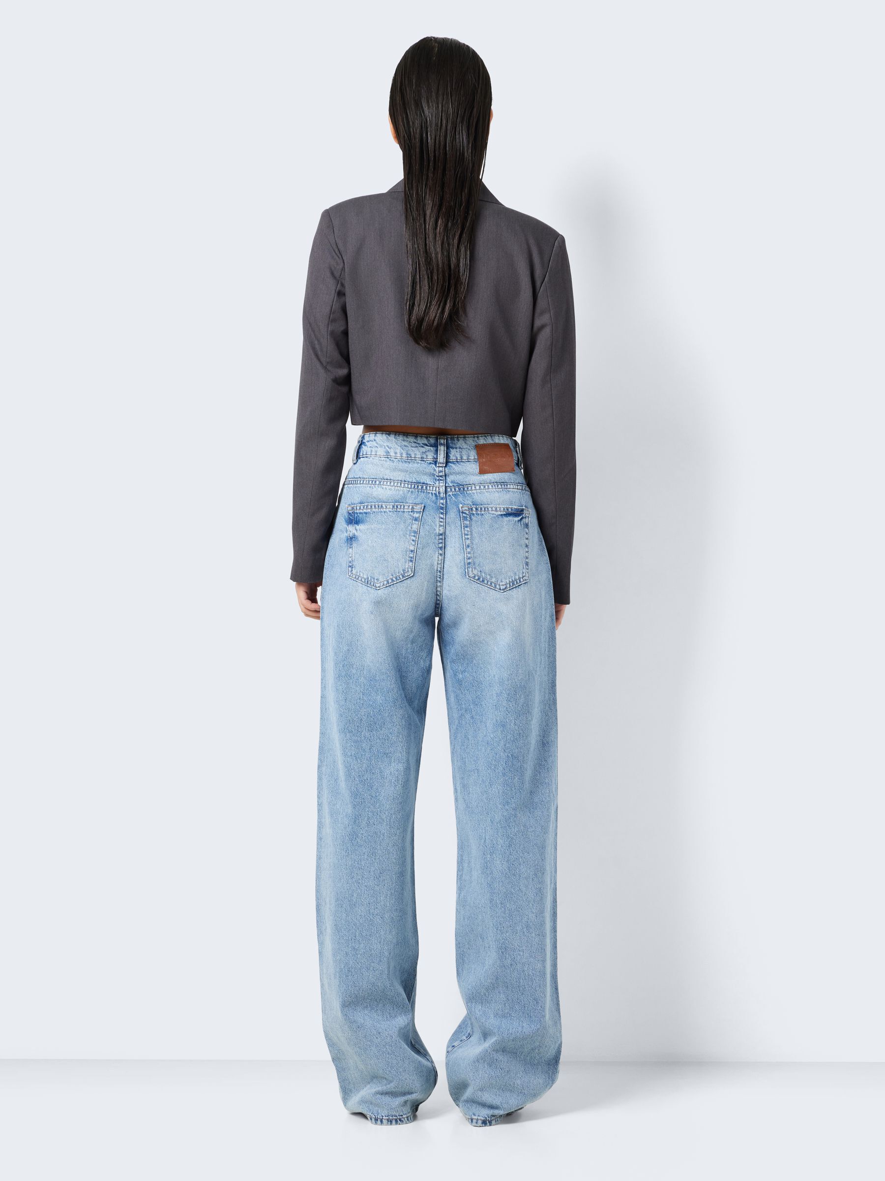 NMJOSIE BAGGY HIGH WAISTED JEANS Blue NOISY MAY