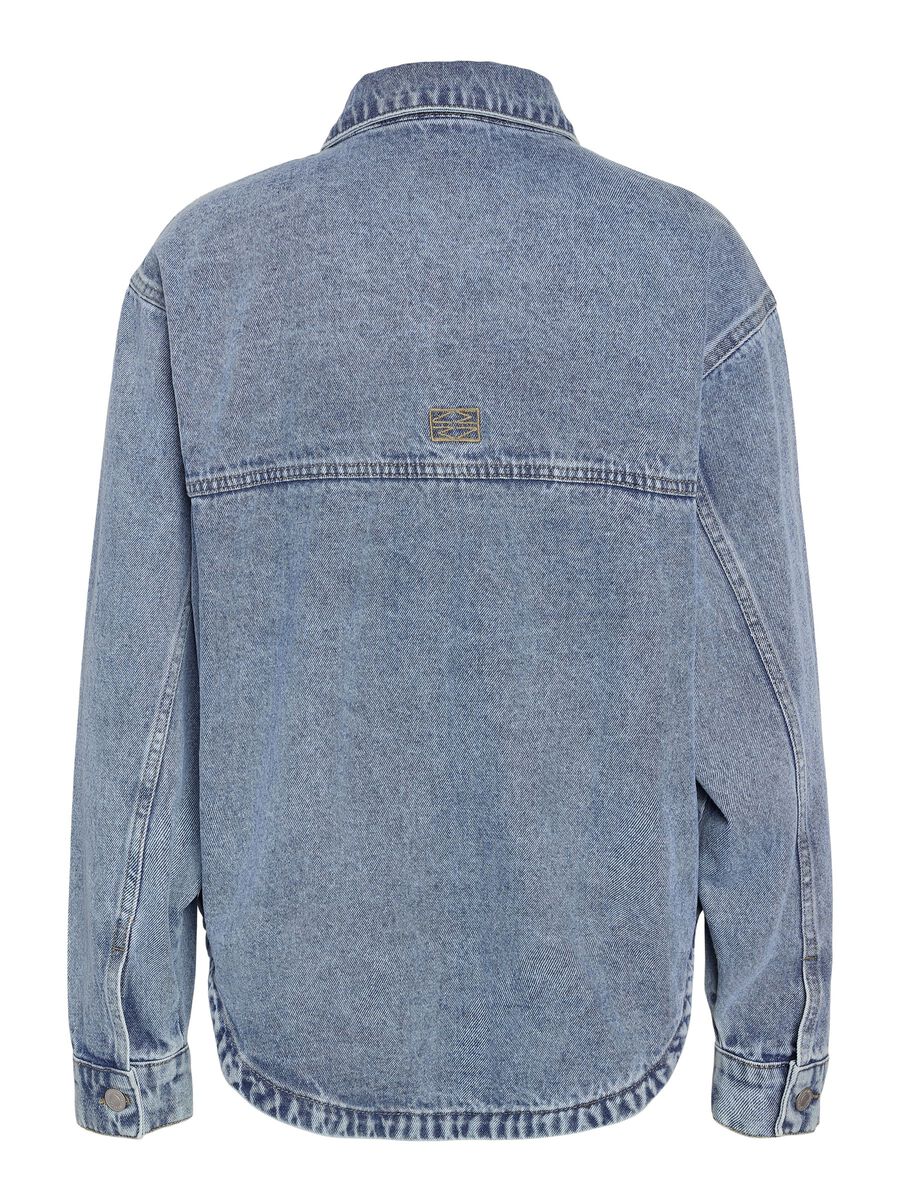 Carousel image 2 NMALVA DENIM SHACKET, Light Blue Denim