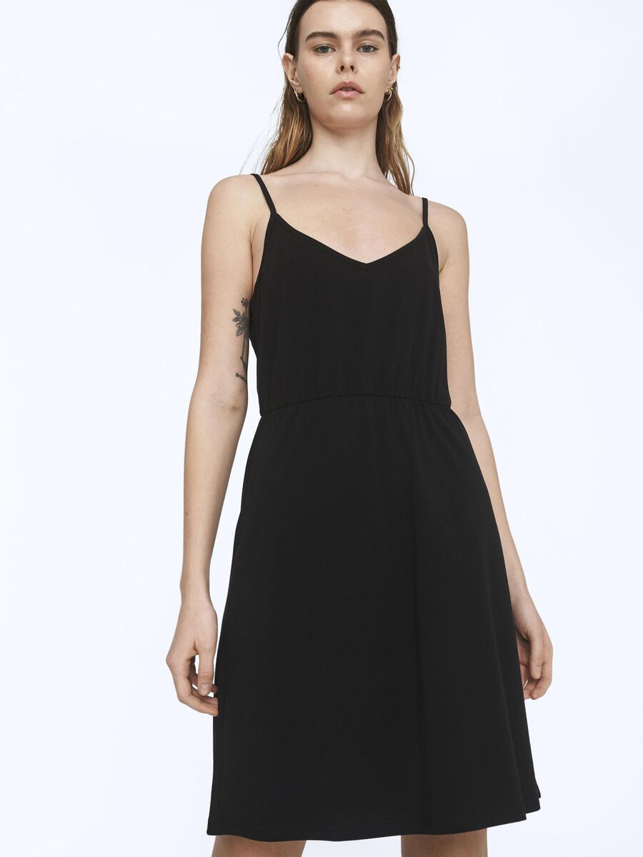 Noisy May SLEEVELESS SHORT DRESS, Black, highres - 27016192_Black_007.jpg