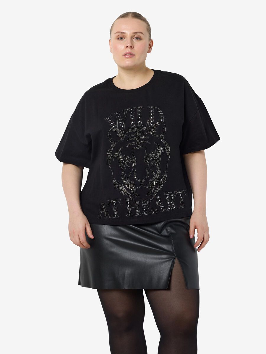 Noisy May CURVE RHINSTEN T-SHIRT, Charcoal Gray, highres - 27034961_CharcoalGray_1201124_007.jpg