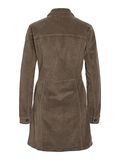 Product image thumbnail - CORDUROY MINI DRESS, Morel | 2