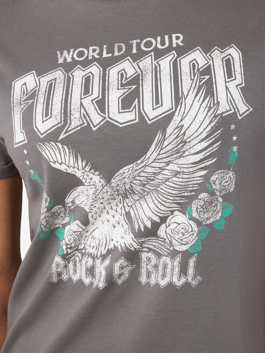 Carousel image - PRINTED T-SHIRT, Charcoal Gray | 5