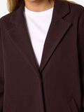 Product image thumbnail - MODÈLE LONG MANTEAU, Chocolate Plum | 5