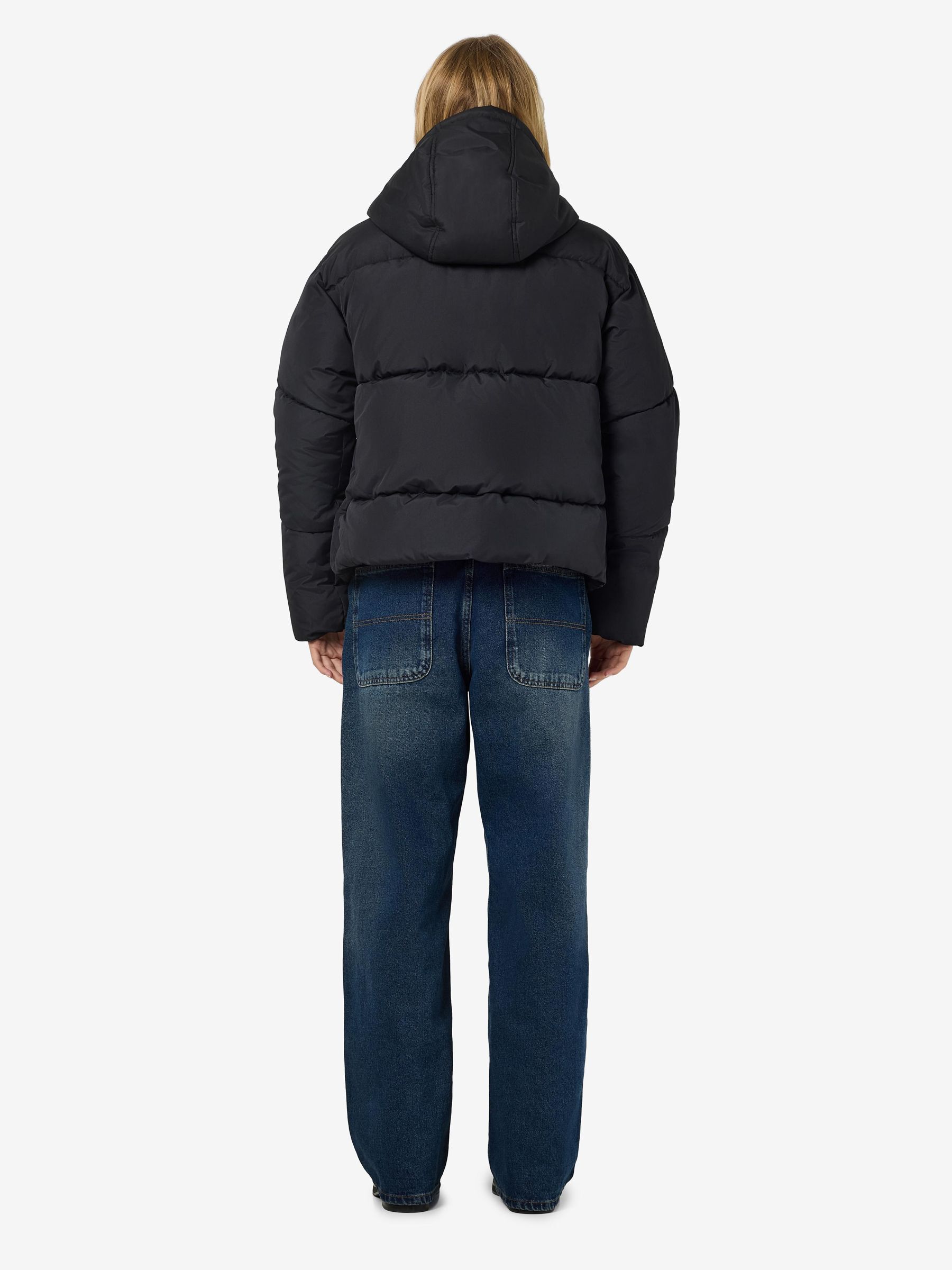 SHORT PADDED JACKET Black NOISY MAY