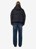 Product image thumbnail - KORTE GEWATTEERDE JAS, Black | 3