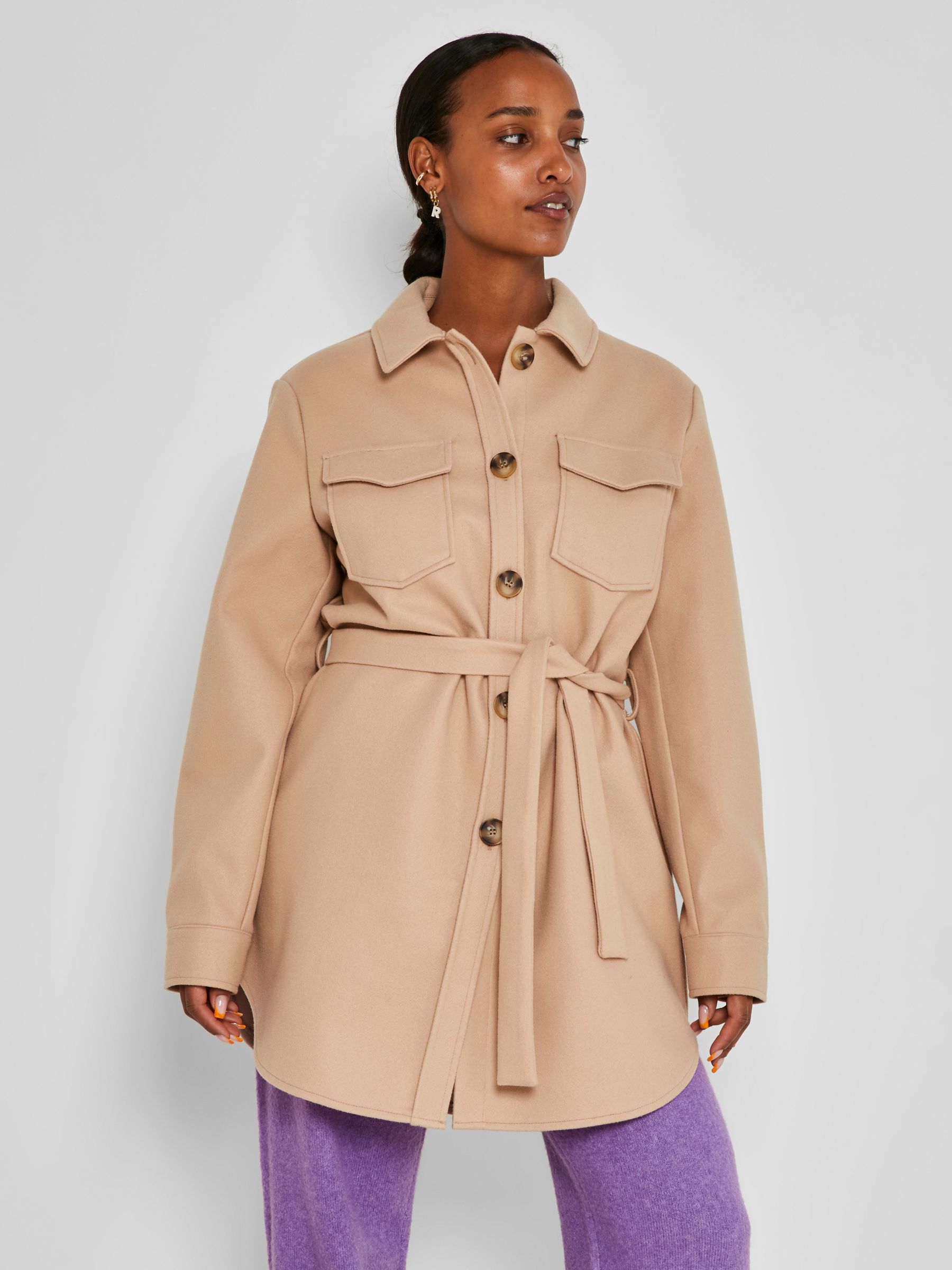 LONG VESTE Marron NOISY MAY