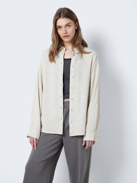 Noisy May LOOSE FIT SHIRT, Natural, highres - 27026486_Natural_007.jpg