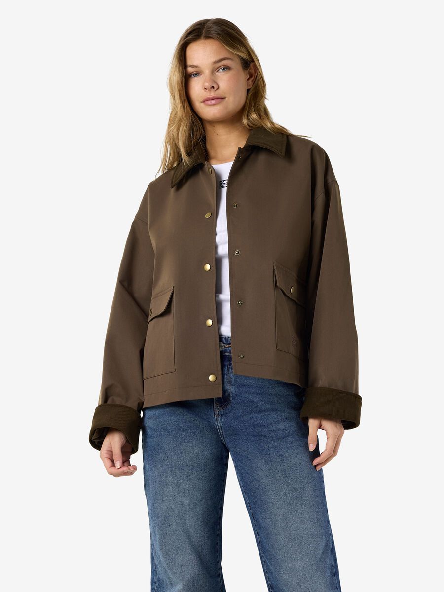 Product tile image SHORT JACKET, Chocolate Brown 27032963_ChocolateBrown_1275692