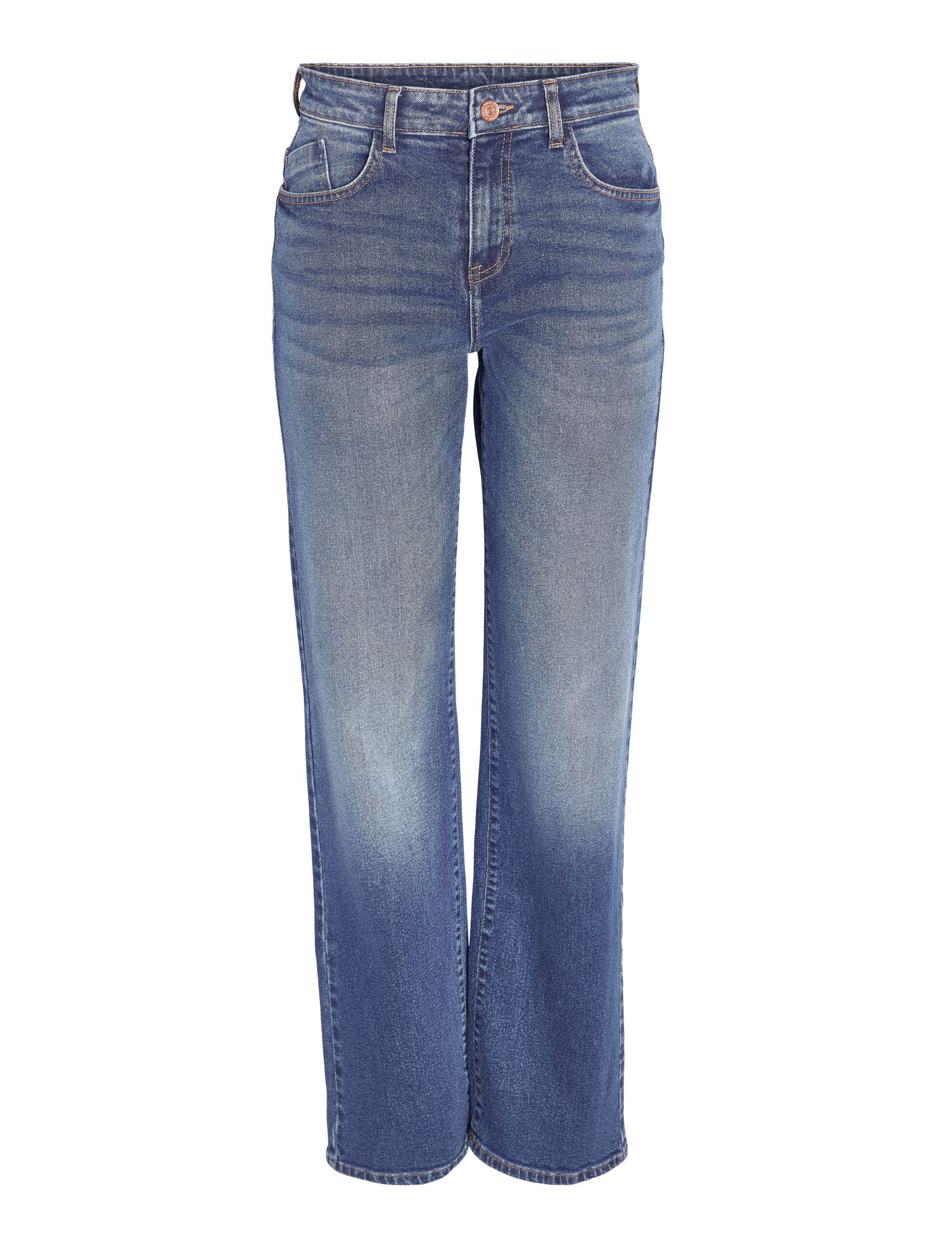 Carousel image - NMYOLANDA STRAIGHT FIT JEANS, Medium Blue Denim | 3