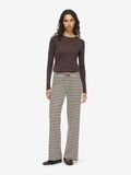 Product image thumbnail - NMSTORMI  WIDE-LEG TROUSERS, Hot Fudge | 3