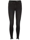 Noisy May NMLUCY CROPPED NORMAL WAIST SKINNY FIT JEANS, Black, highres - 27001355_Black_001.jpg