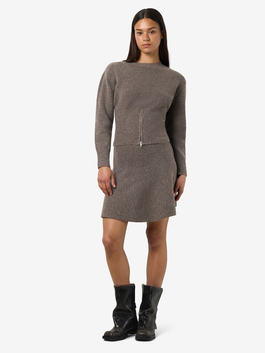 Carousel image - FERMETURE ÉCLAIR PULL EN MAILLE, Morel | 4