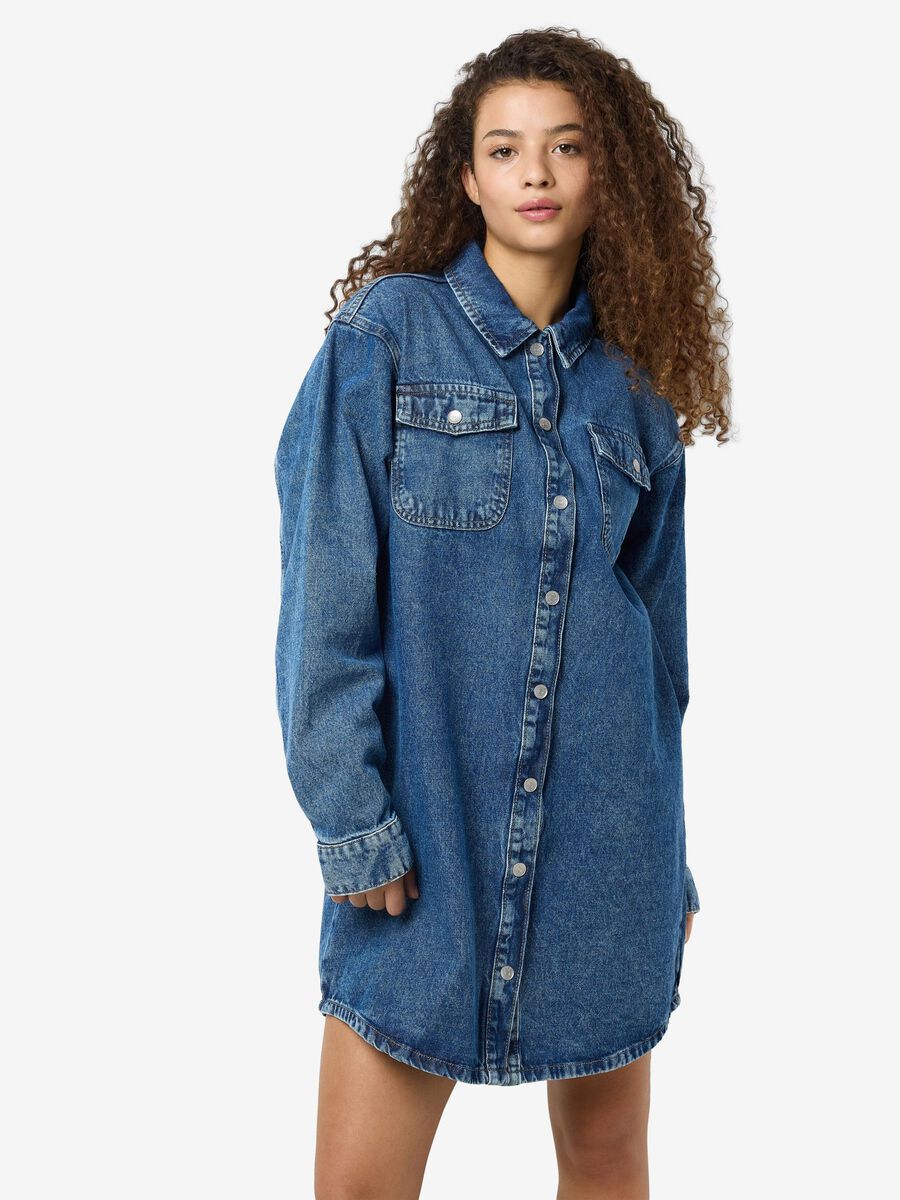Noisy May NMALVA DENIM DRESS, Medium Blue Denim, highres - 27031370_MediumBlueDenim_007.jpg