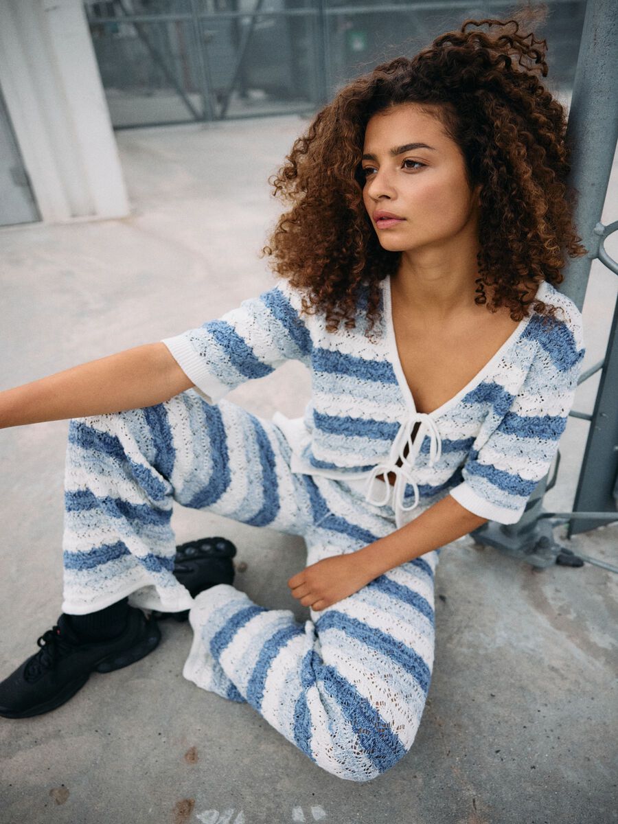 Carousel image - NMLAIKA KNYTNING STICKAD TOPP, Birch | 7