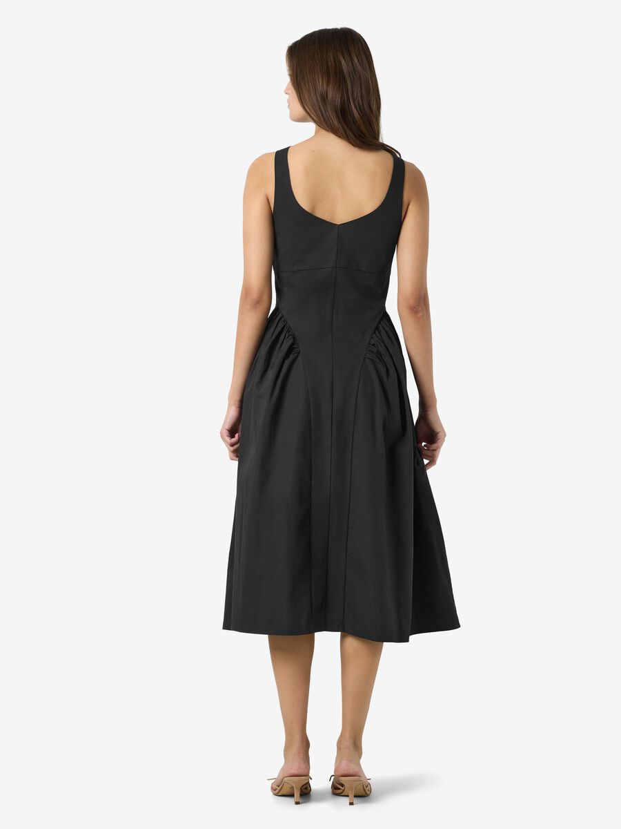 Carousel image - NMASTA BANDJES MAXI-JURK, Black | 5