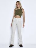 Noisy May NMSALLIE HIGH WAISTED FLARED JEANS, Bright White, highres - 27019305_BrightWhite_004.jpg