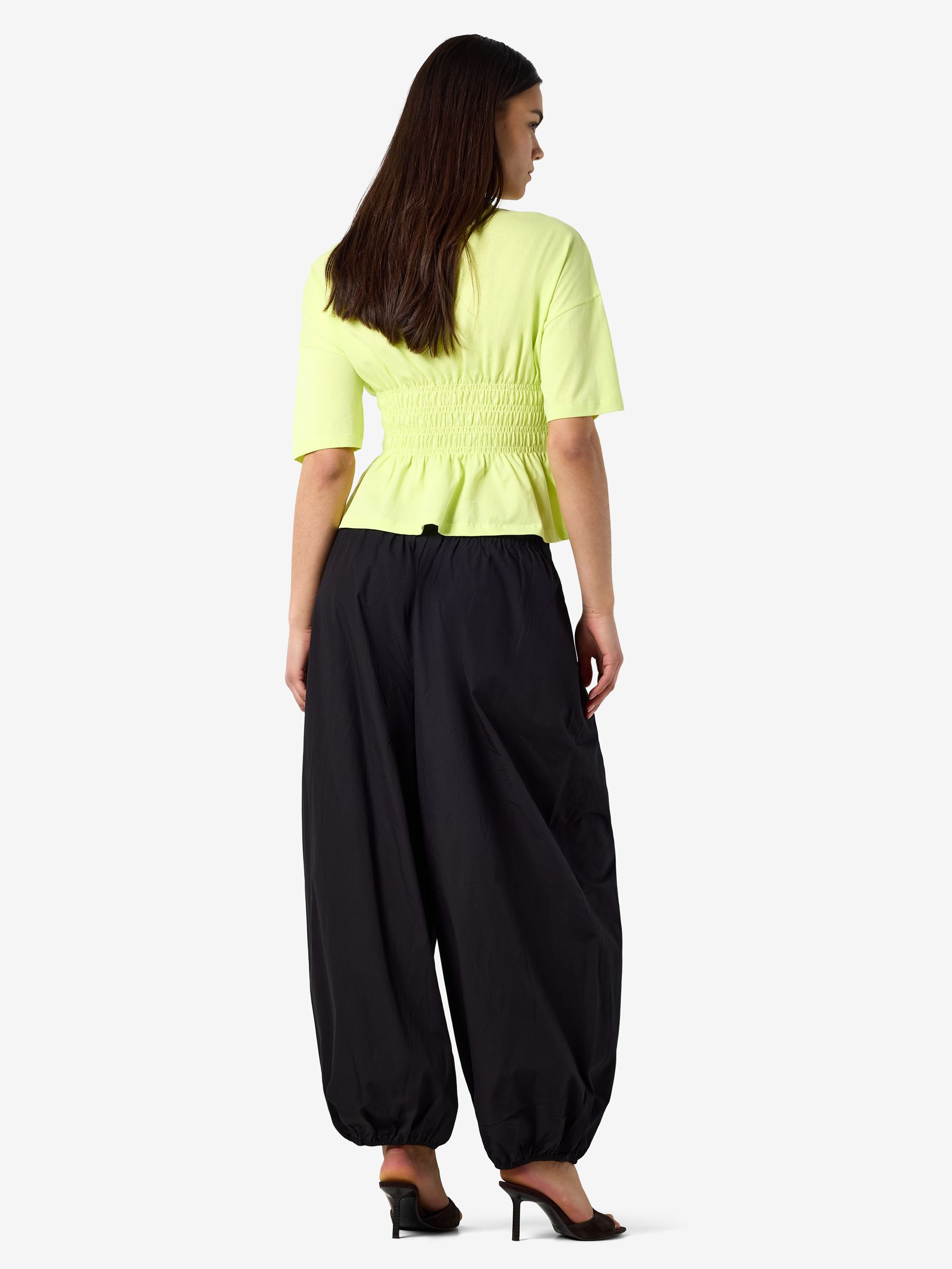 NMASTA BALLOON TRACK PANTS | Black | NOISY MAY®