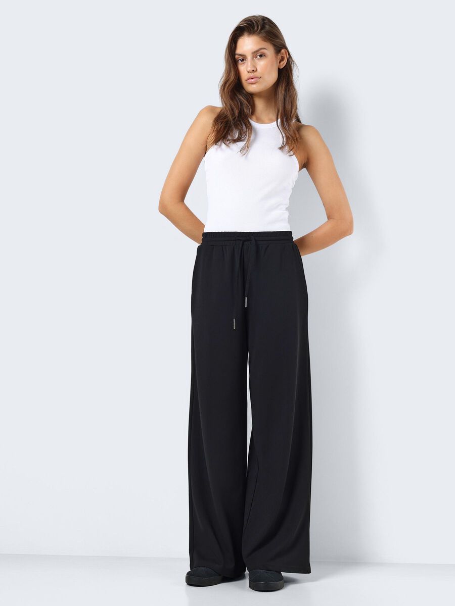 Noisy May LOOSE FIT TROUSERS, Black, highres - 27021268_Black_007.jpg