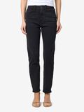 Noisy May NMMONI HIGH WAISTED CROPPED STRAIGHT FIT JEANS, Black Denim, highres - 27021112_BlackDenim_003.jpg