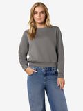 Product image thumbnail - EMBROIDERED SWEATSHIRT, Charcoal Gray | 1