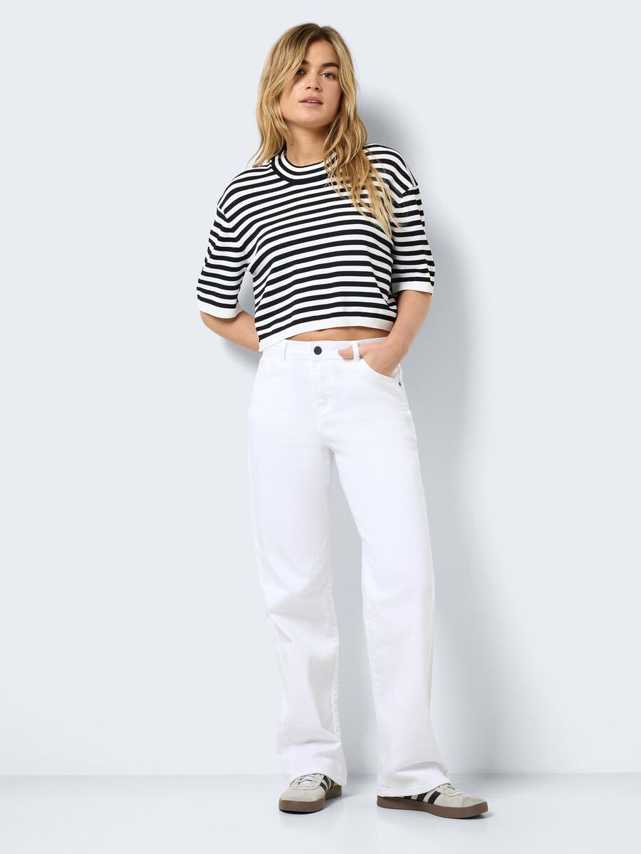 Noisy May NMYOLANDA NORMALE TAILLE WIDE LEG JEANS, Bright White, highres - 27029316_BrightWhite_007.jpg