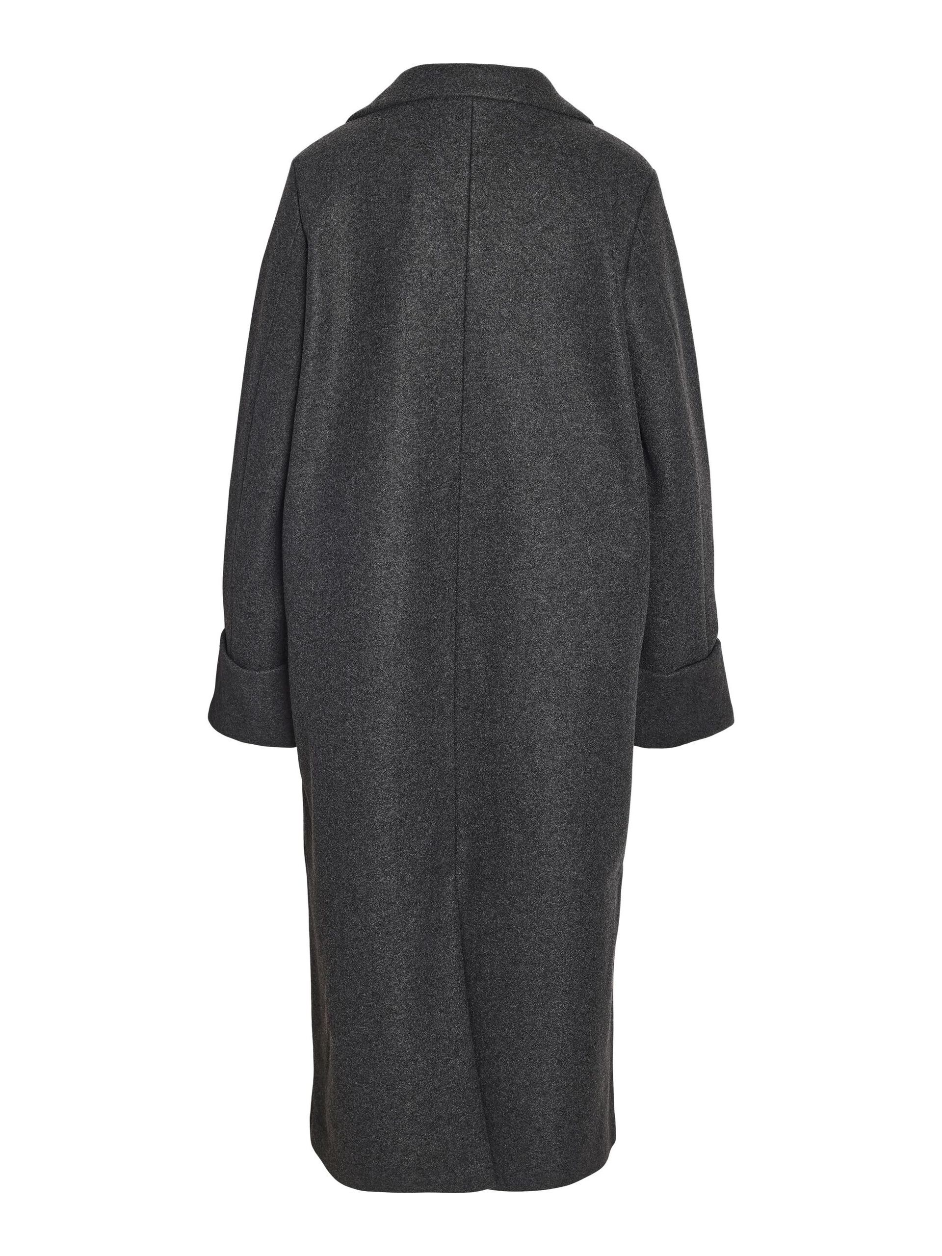 Carousel image - LÅNG MODELL KAPPA, Dark Grey Melange | 8