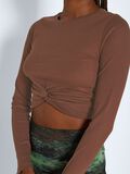 Noisy May LONG SLEEVED KNOT DETAIL TOP, Cappuccino, highres - 27021336_Cappuccino_006.jpg